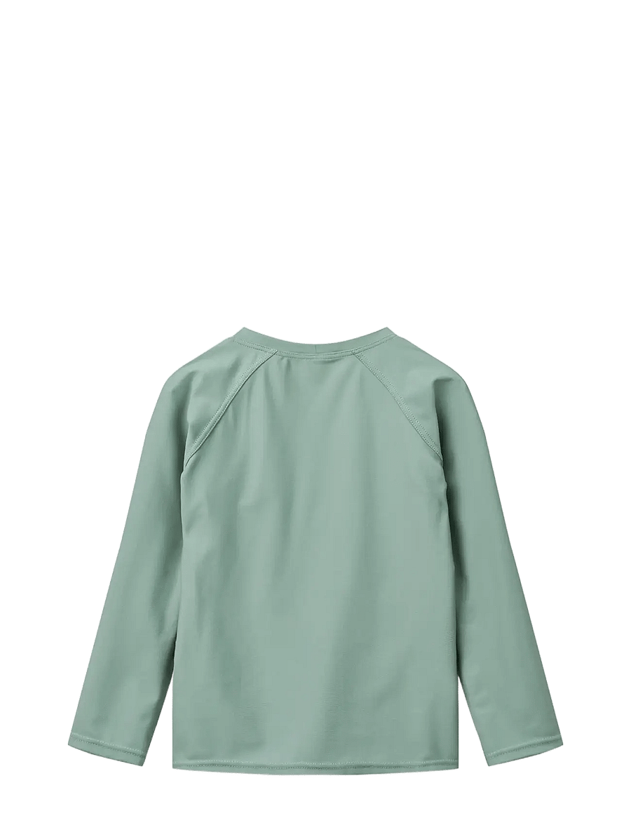 Liewood - Noah Placement Longsleeve Swim Tee - swim tops - it comes in waves / peppermint - 1
