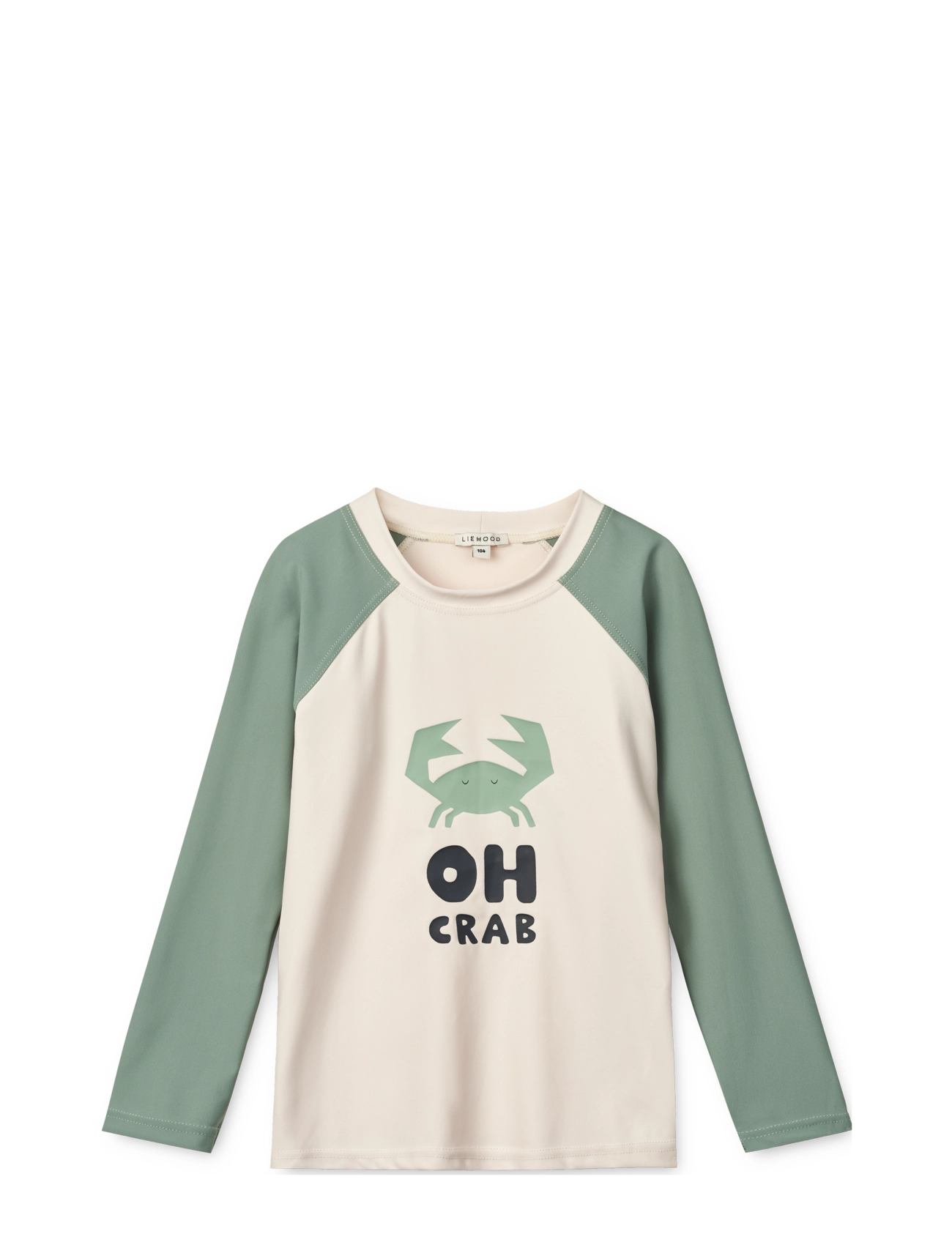 LIEWOOD Noah Placement Longsleeve Swim Tee Beige - 56 - Kinder