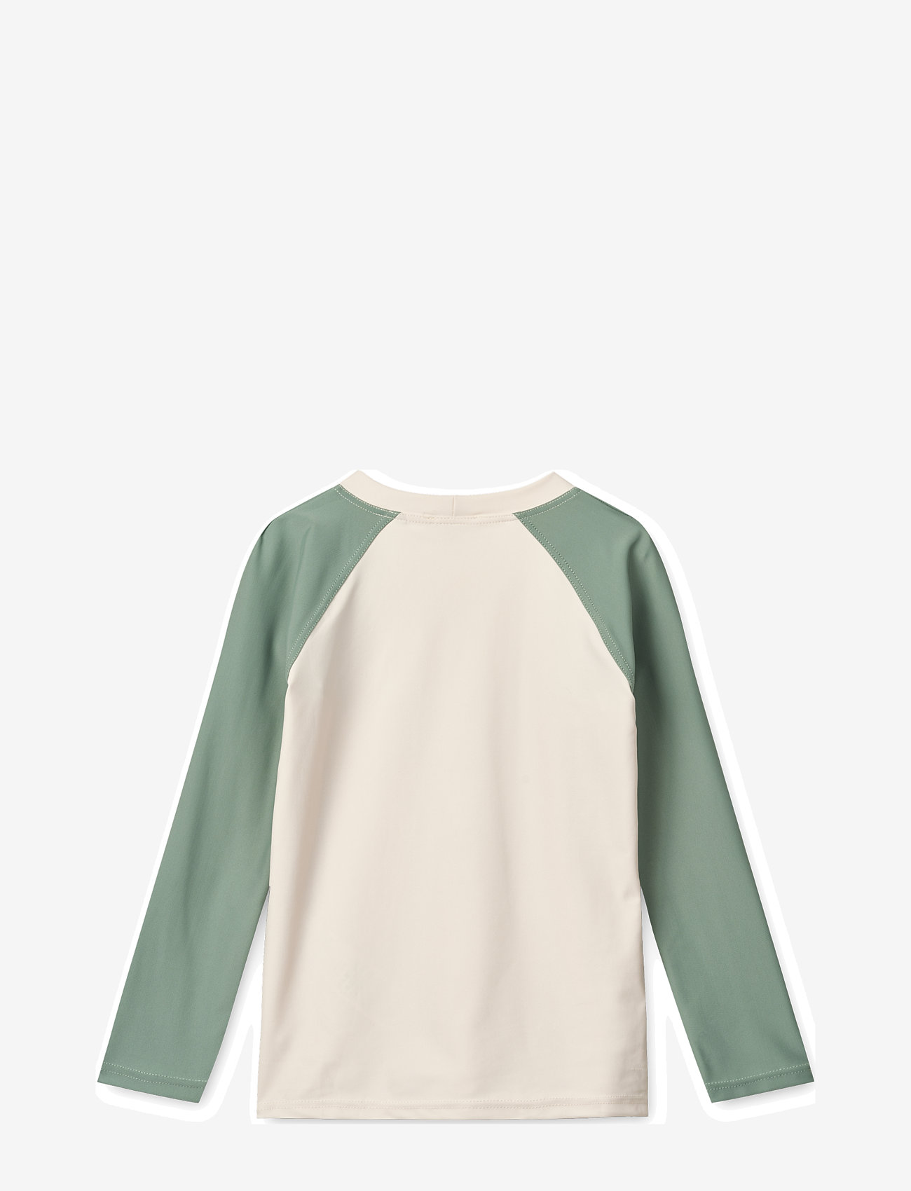 Liewood - Noah Placement Longsleeve Swim Tee - badeoverdele - sandy / peppermint - 1