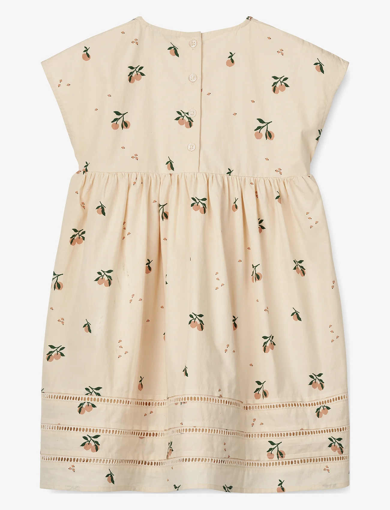 Liewood - Gudrun Printed Dress - sleeveless baby dresses - peach / sea shell - 1
