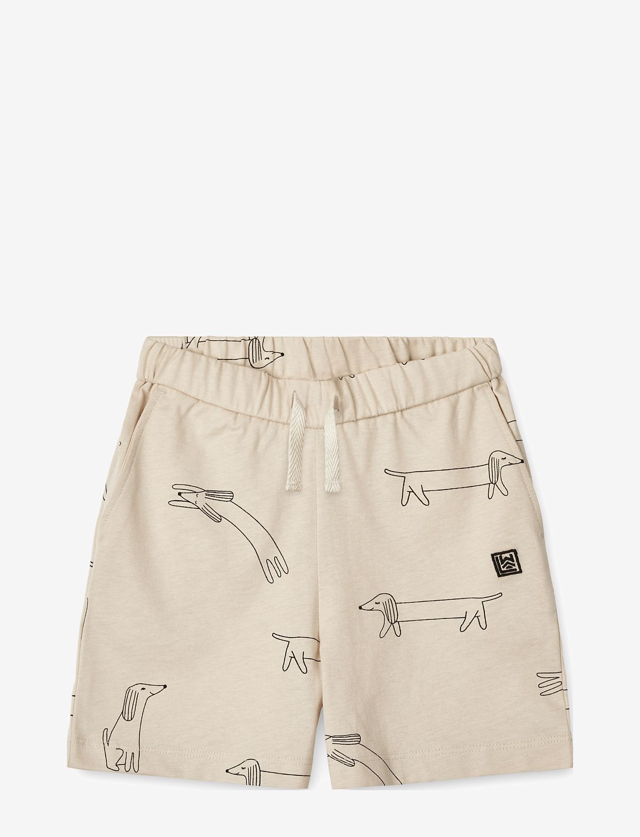 Liewood - Bako Printed Shorts - dogs / sandy - 0