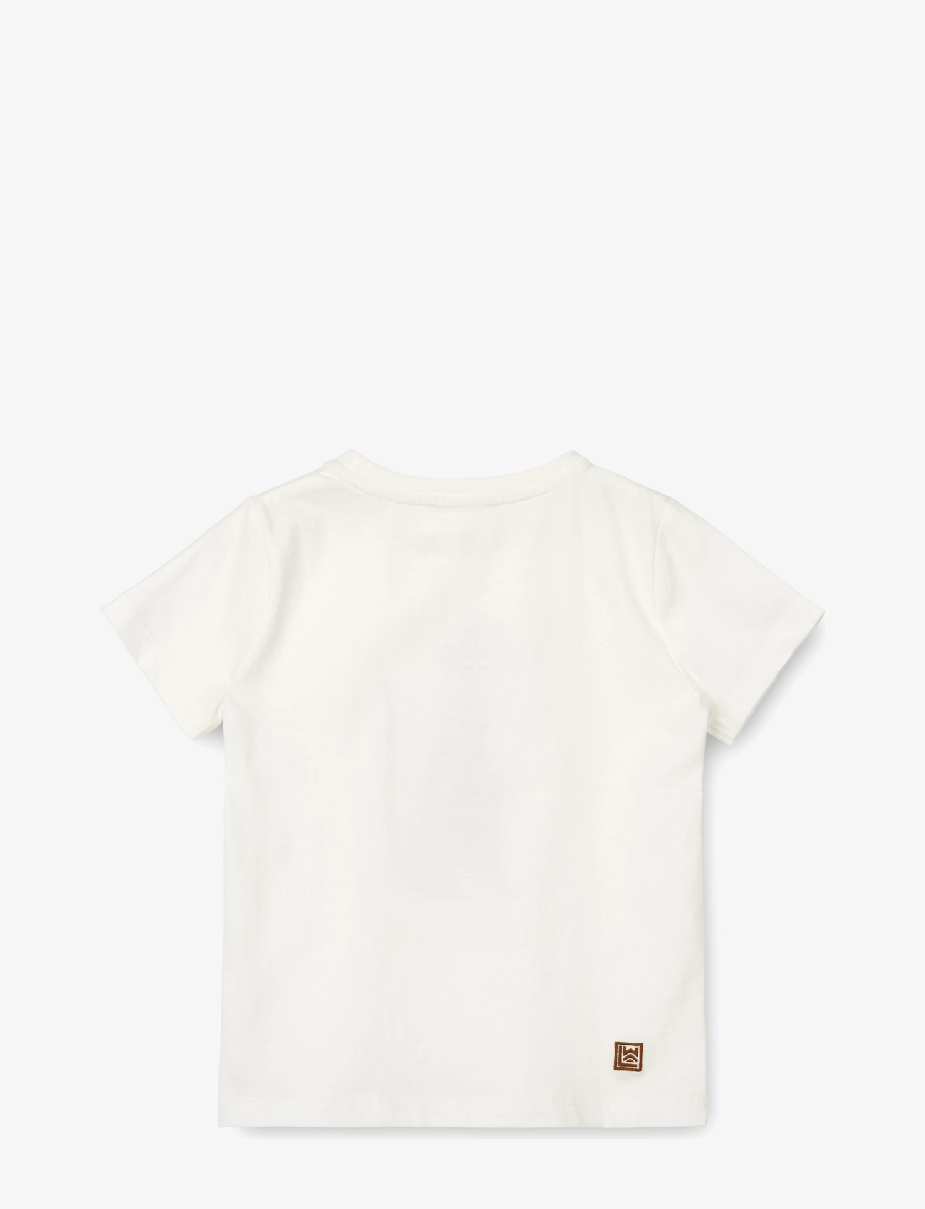 Liewood - Apia Baby Placement Shortsleeve T-shirt - leopard / crisp white - 1