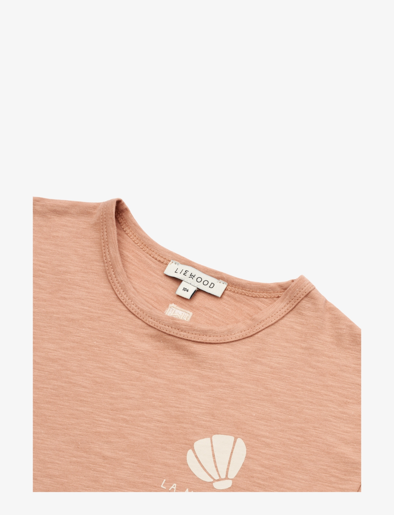 Liewood - Dodomo Placement Shortsleeve T-shirt - la natural / sea shell - 2