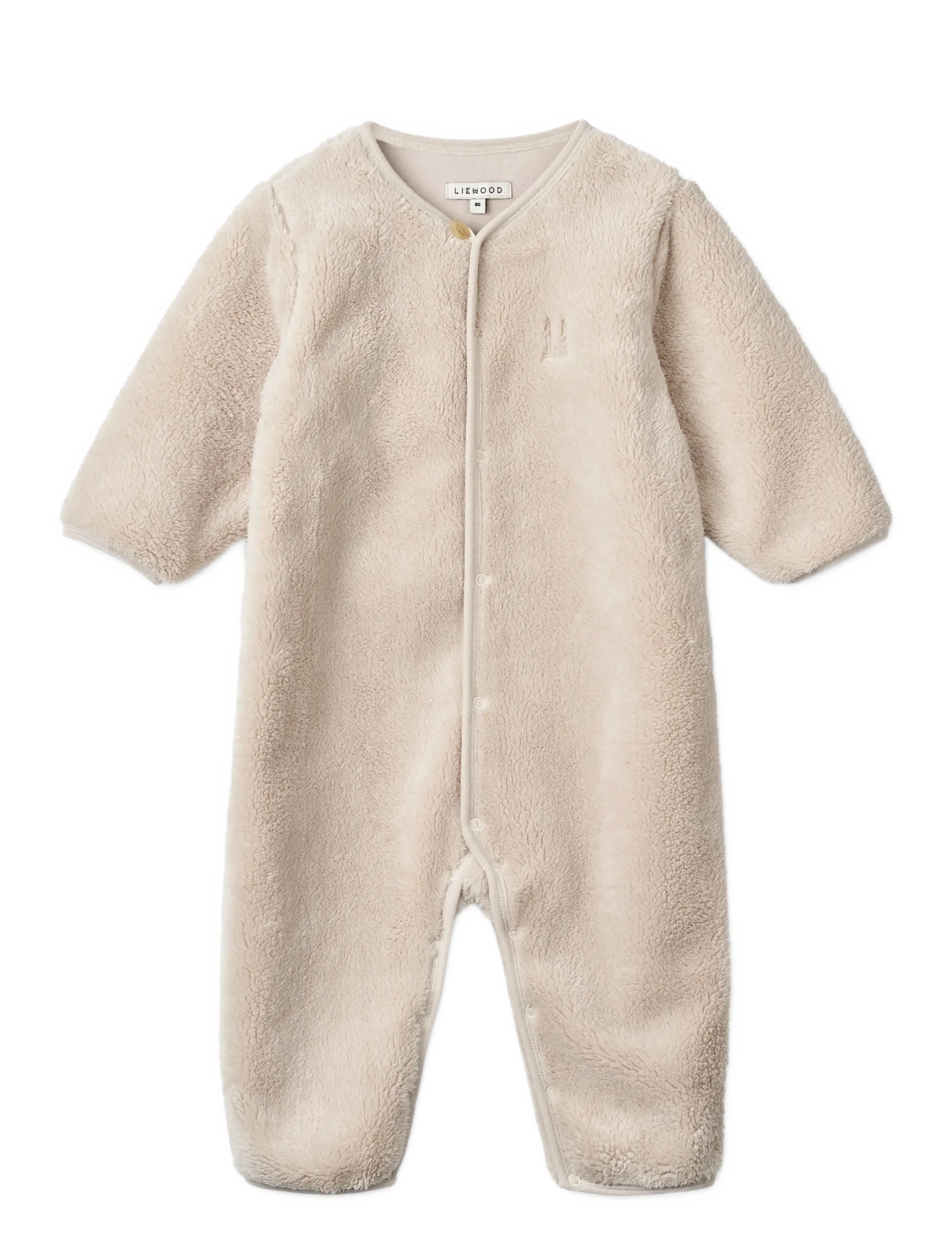 Liewood Bailey Baby Pile Jumpsuit - Baby 44-92 - SANDY / cream