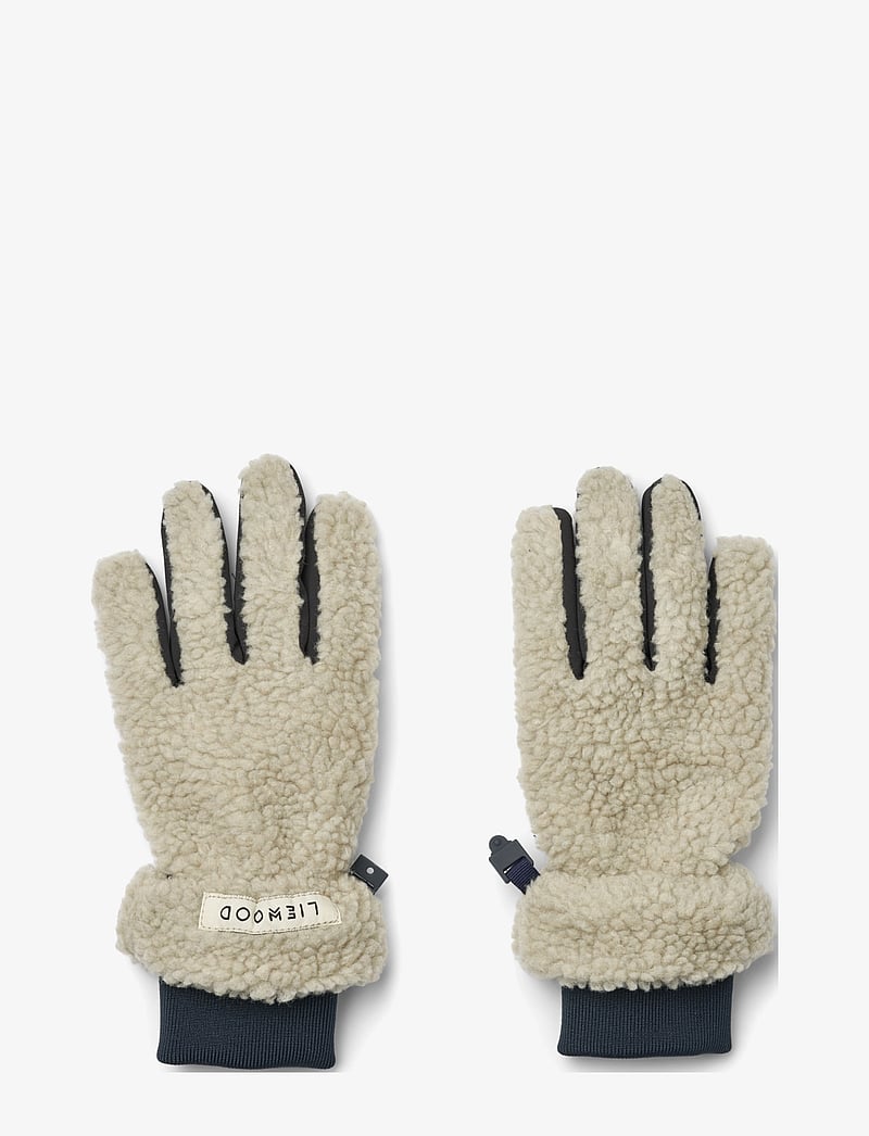 Liewood - Demi Pile Gloves - handsker - mist / classic navy - 0
