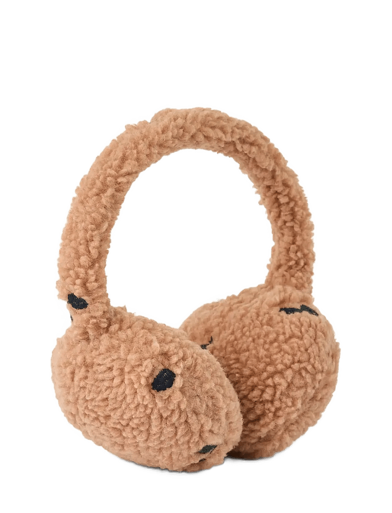 Liewood - Albero Pile Earwarmers - earmuffs - berry / pale tuscany / embroidery - 0