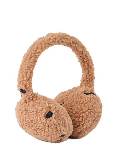 Liewood Albero Pile Earwarmers - Mützen & Handschuhe - BERRY / PALE TUSCANY / EMBROIDERY / beige
