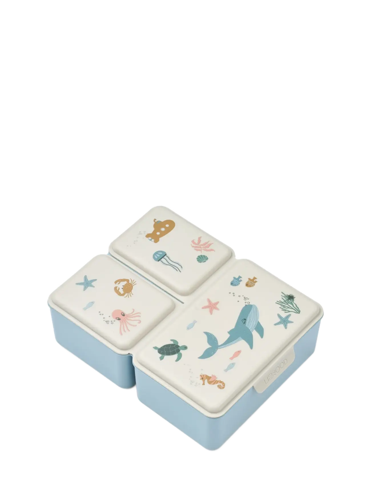 Liewood Driss Lunchbox - Liewood - SEA CREATURE / SANDY / blue