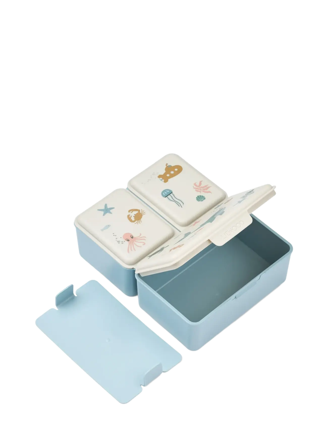 Liewood - Driss Lunchbox - pudełka śniadaniowe - sea creature / sandy - 1