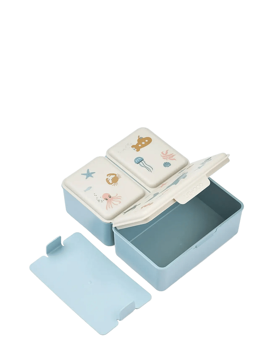 Liewood - Driss Lunchbox - pudełka śniadaniowe - sea creature / sandy - 1