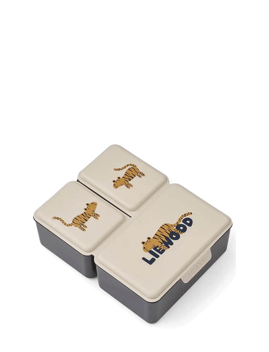 Liewood - Driss Lunchbox - lunchlådor - tiger / sandy - 0