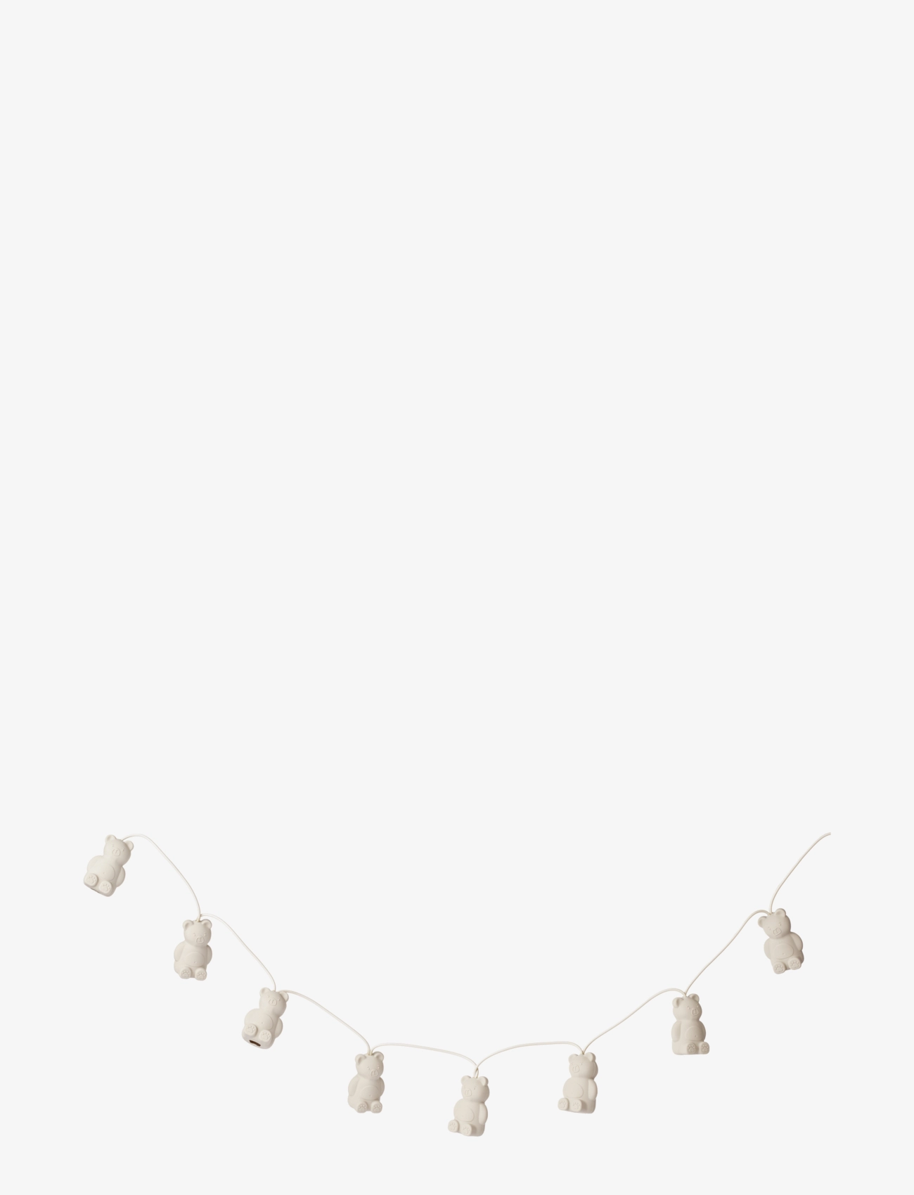 Liewood Juliette Bear Chain Light, One Size, Lamps, Beige - String Lights, Kinder