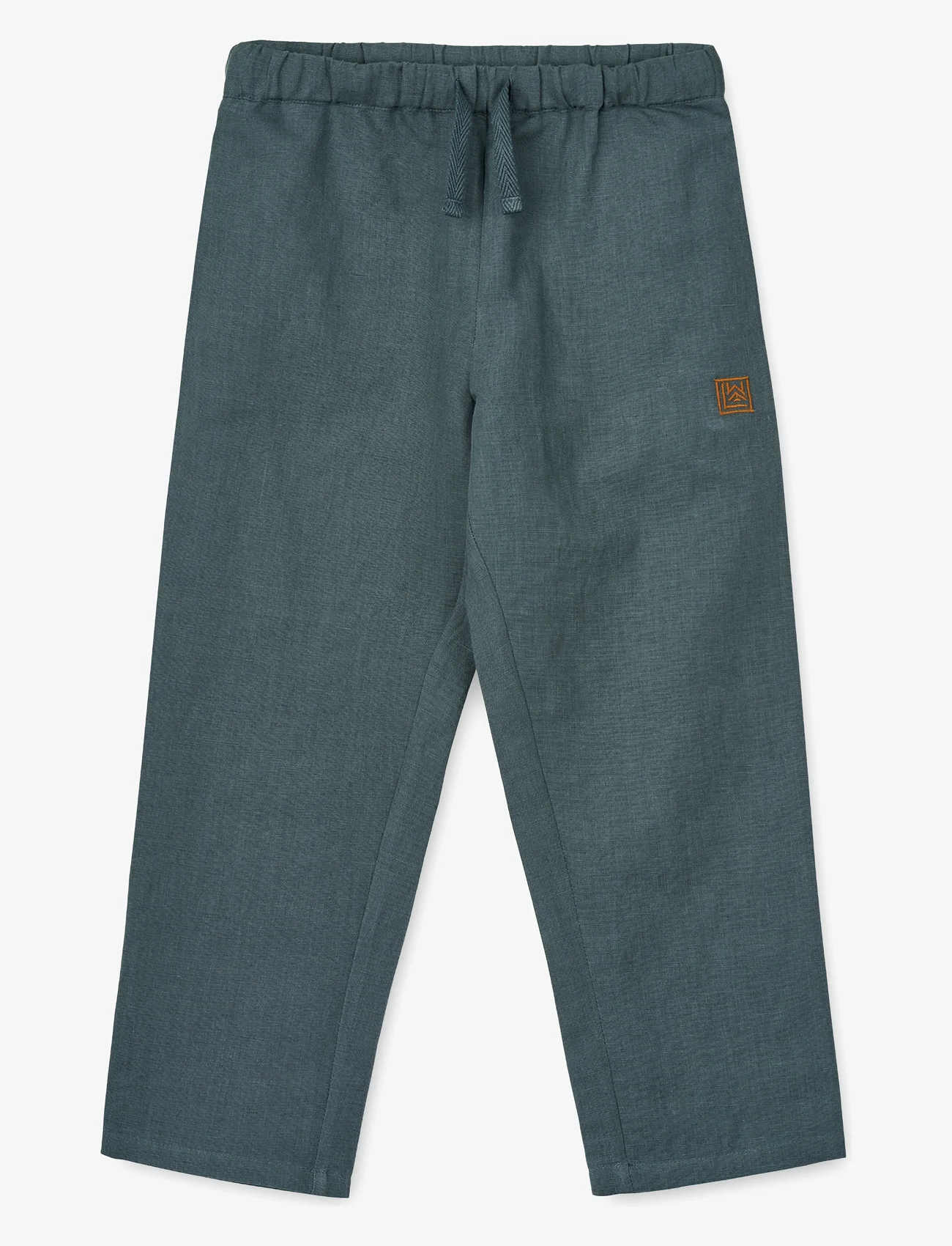 Liewood - Orlando Linen Pants - pantalon pour bébé - whale blue - 0