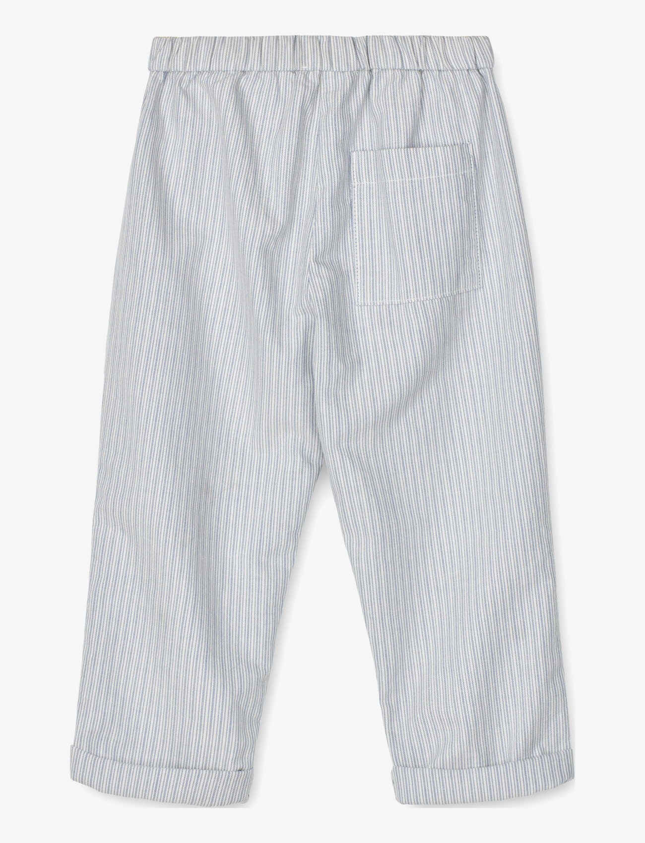 Liewood - Orlando Stripe Pants - y/d stripe riverside / creme de la creme - 1