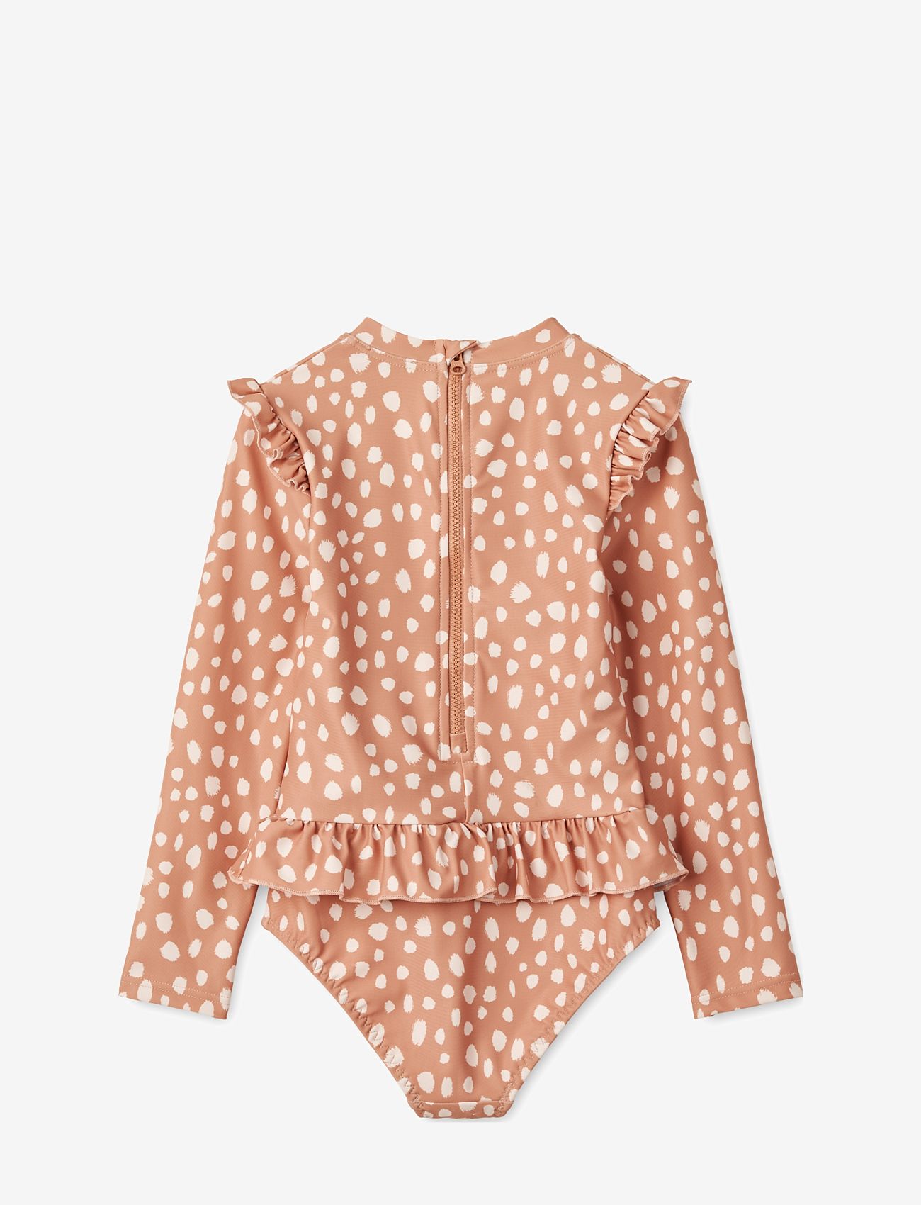 Liewood - Sille Printed Swimsuit - leo spots / tuscany rose - 1
