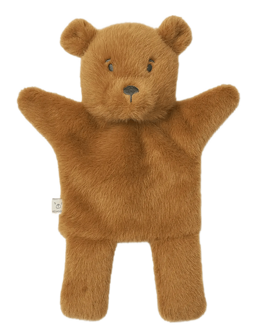 Liewood - Honor Bear Hand Puppet - spielzeug - golden caramel - 0