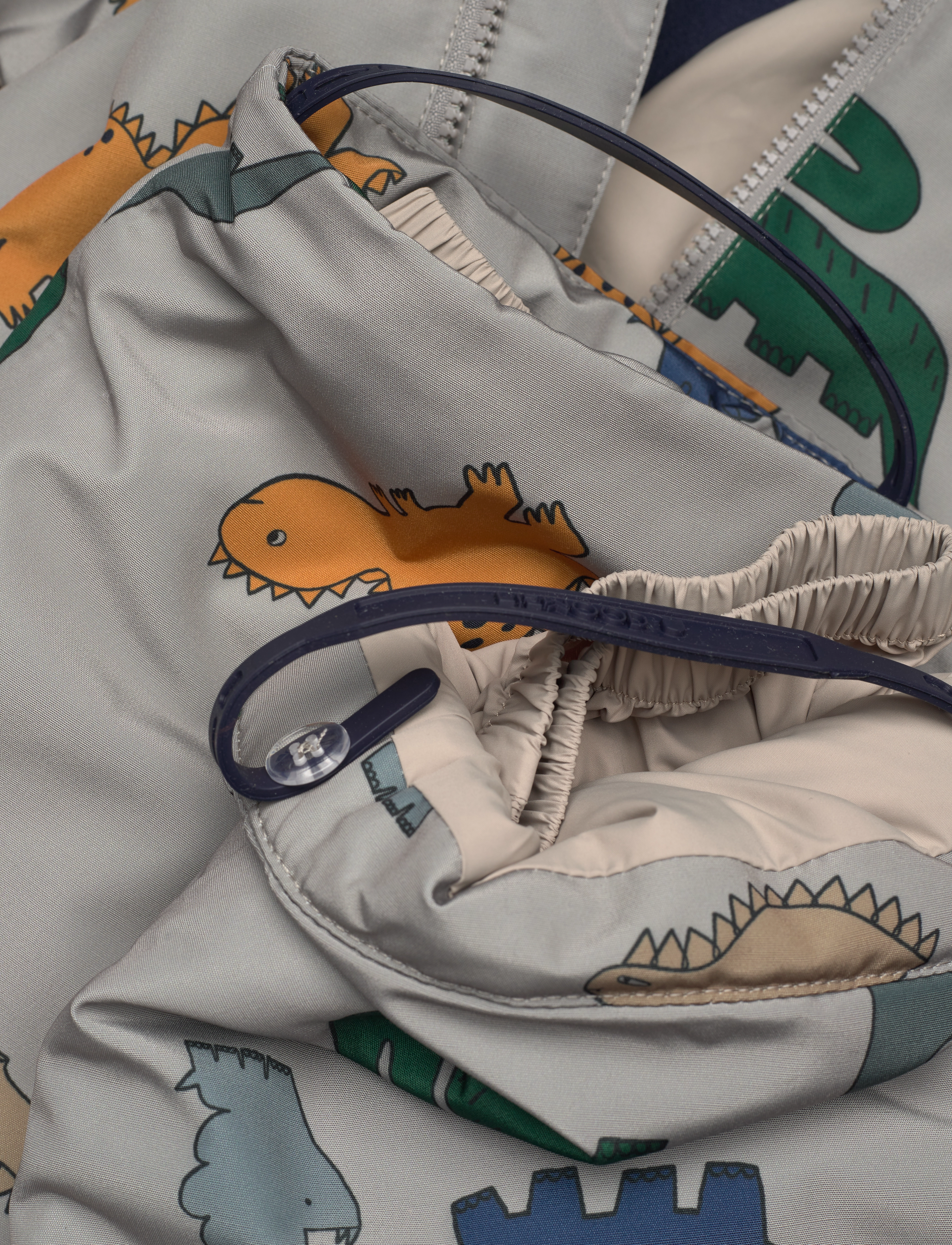 Liewood - Isa Snowsuit - overaller - dinosaurs / mist - 5