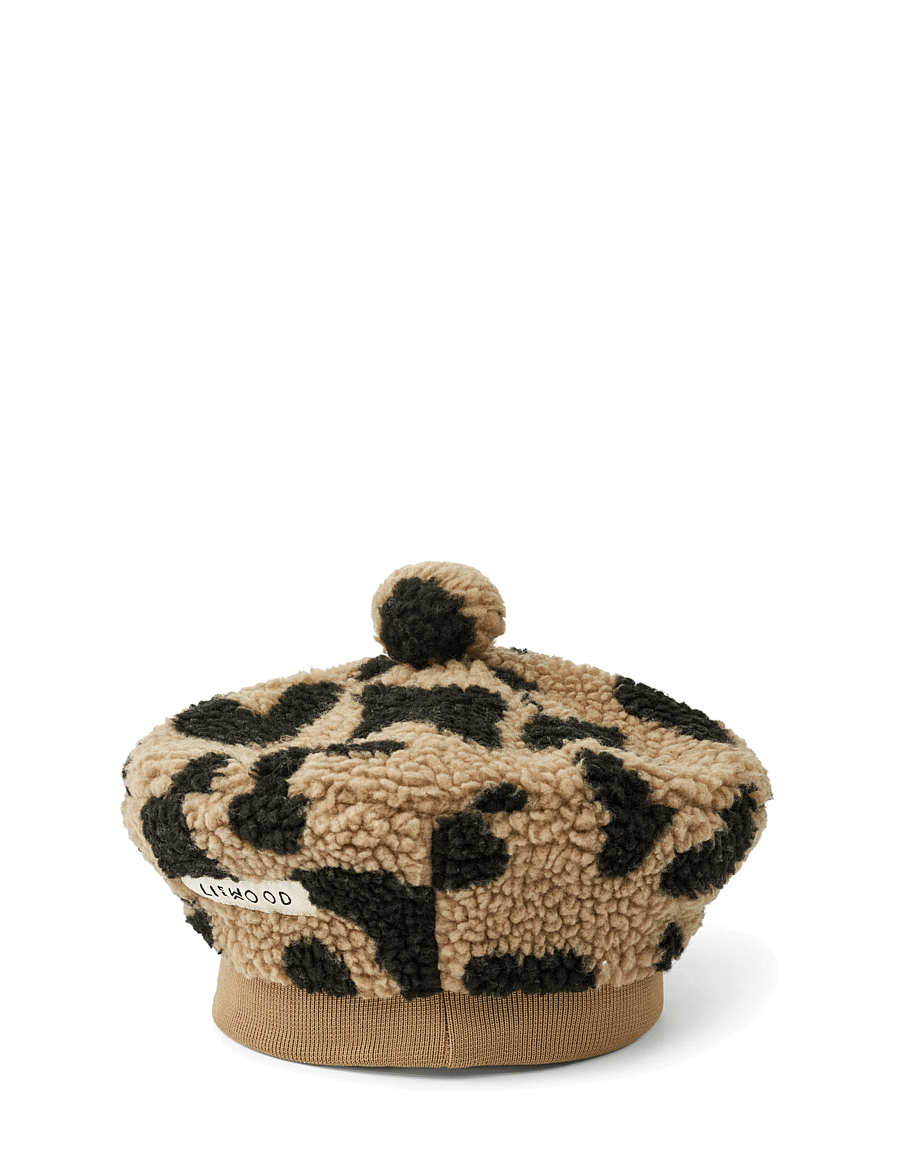 Liewood - Poplar Pile Beret Hat - mega leo / oat mix - 2