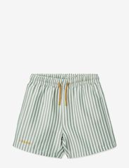 Duke Stripe Board Shorts - STRIPE PEPPERMINT / CRISP WHITE