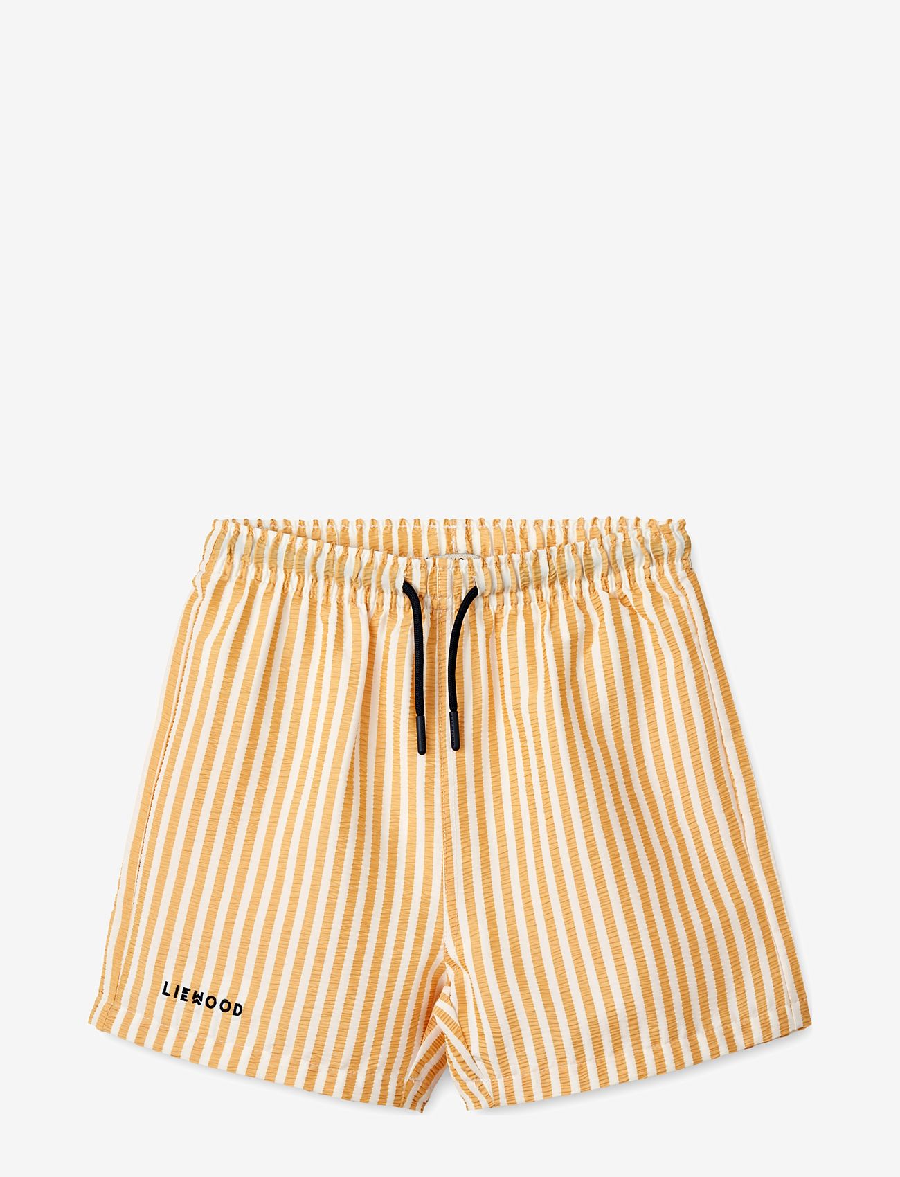 Liewood - Duke Stripe Board Shorts - shorts en molleton - y/d stripe yellow mellow/crÈme de la crÈme - 0