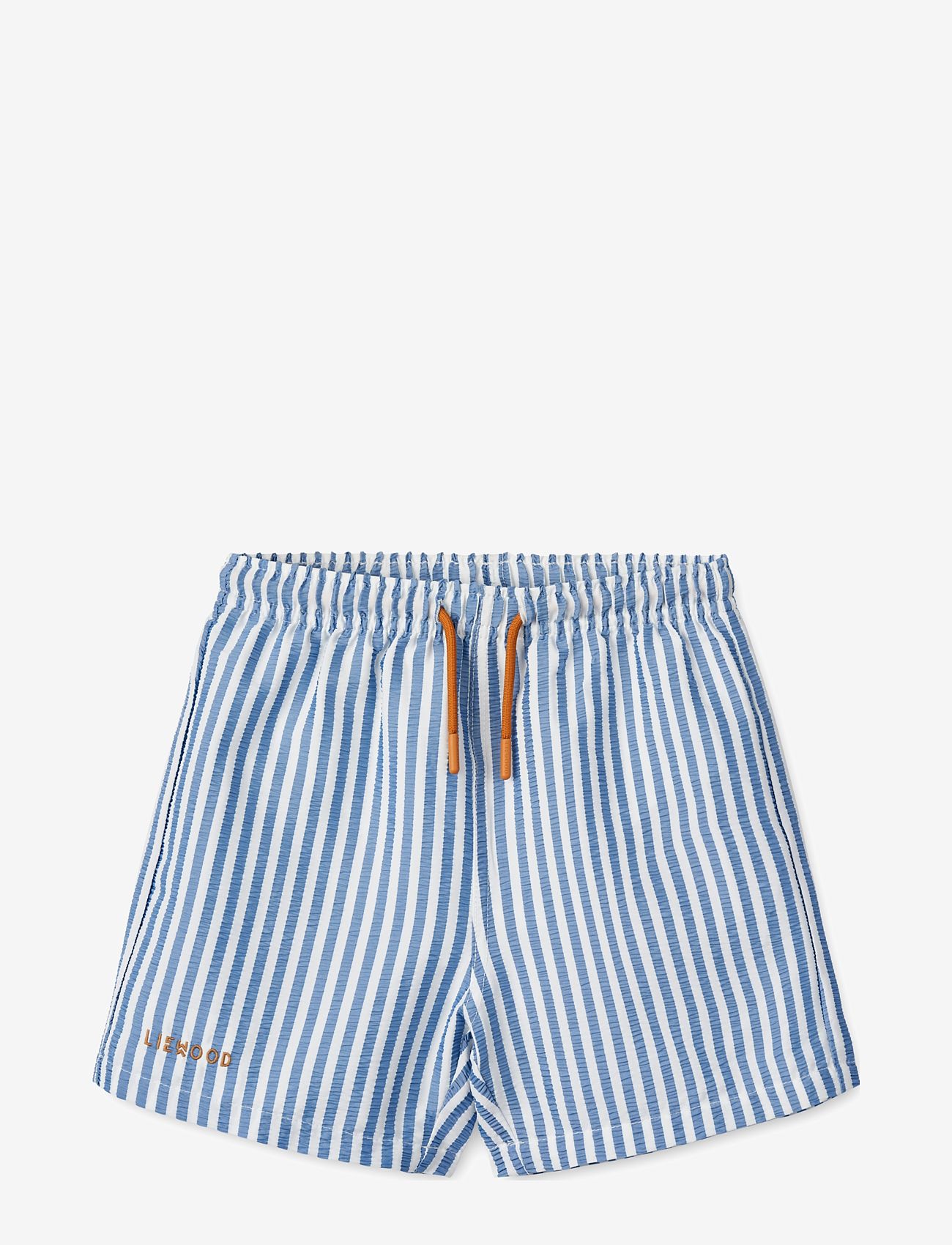 Liewood - Duke Stripe Board Shorts - sweatshorts - y/d stripe riverside/creme de la creme - 1
