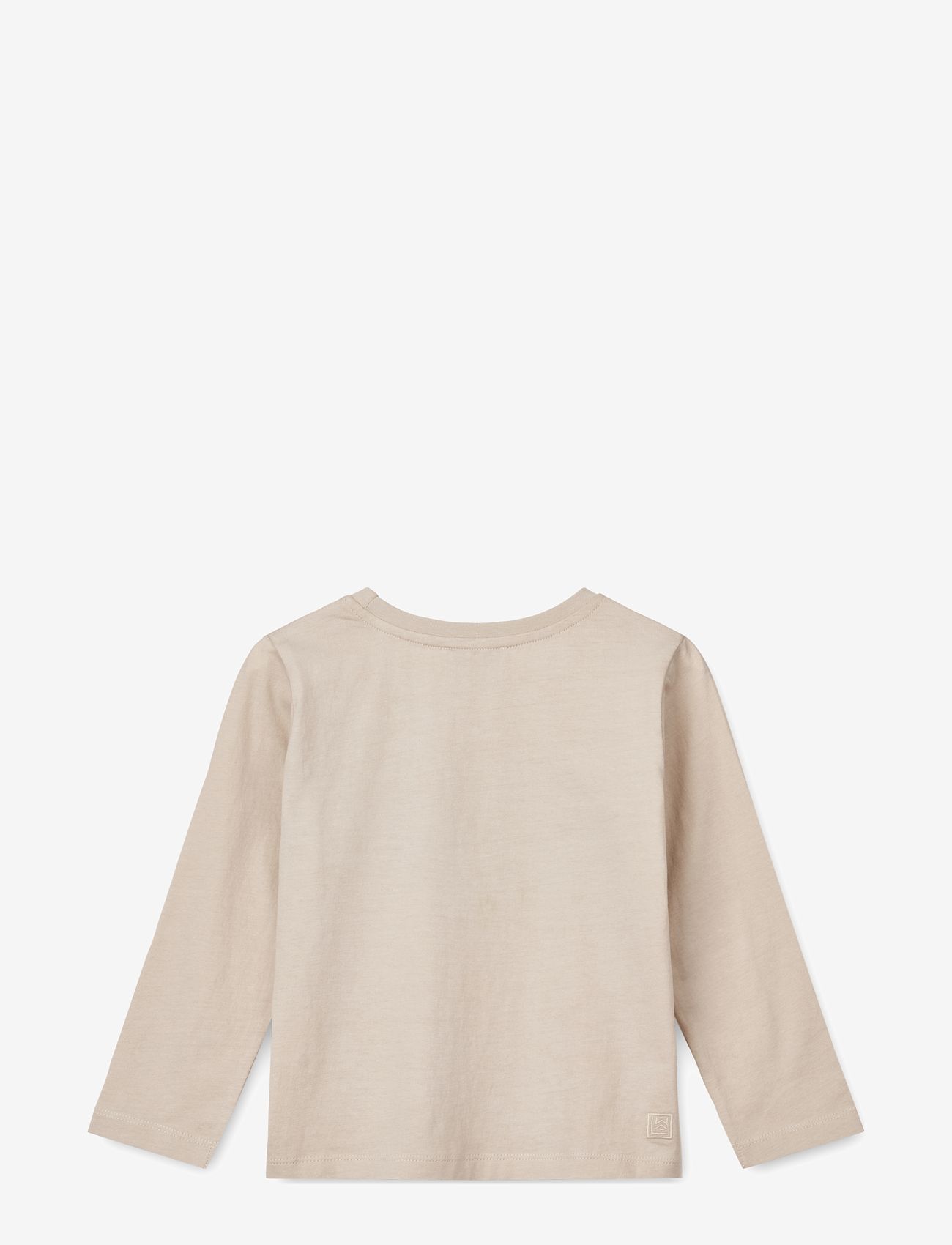 Liewood - Apia Placement Longsleeve T-shirt - langærmede t-shirts - holiday friends / sandy - 1