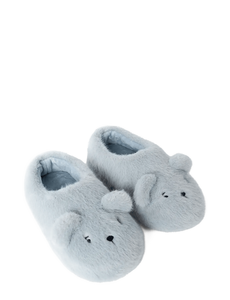 Liewood - Aviaja Bear Slippers - slippers - dove blue - 0