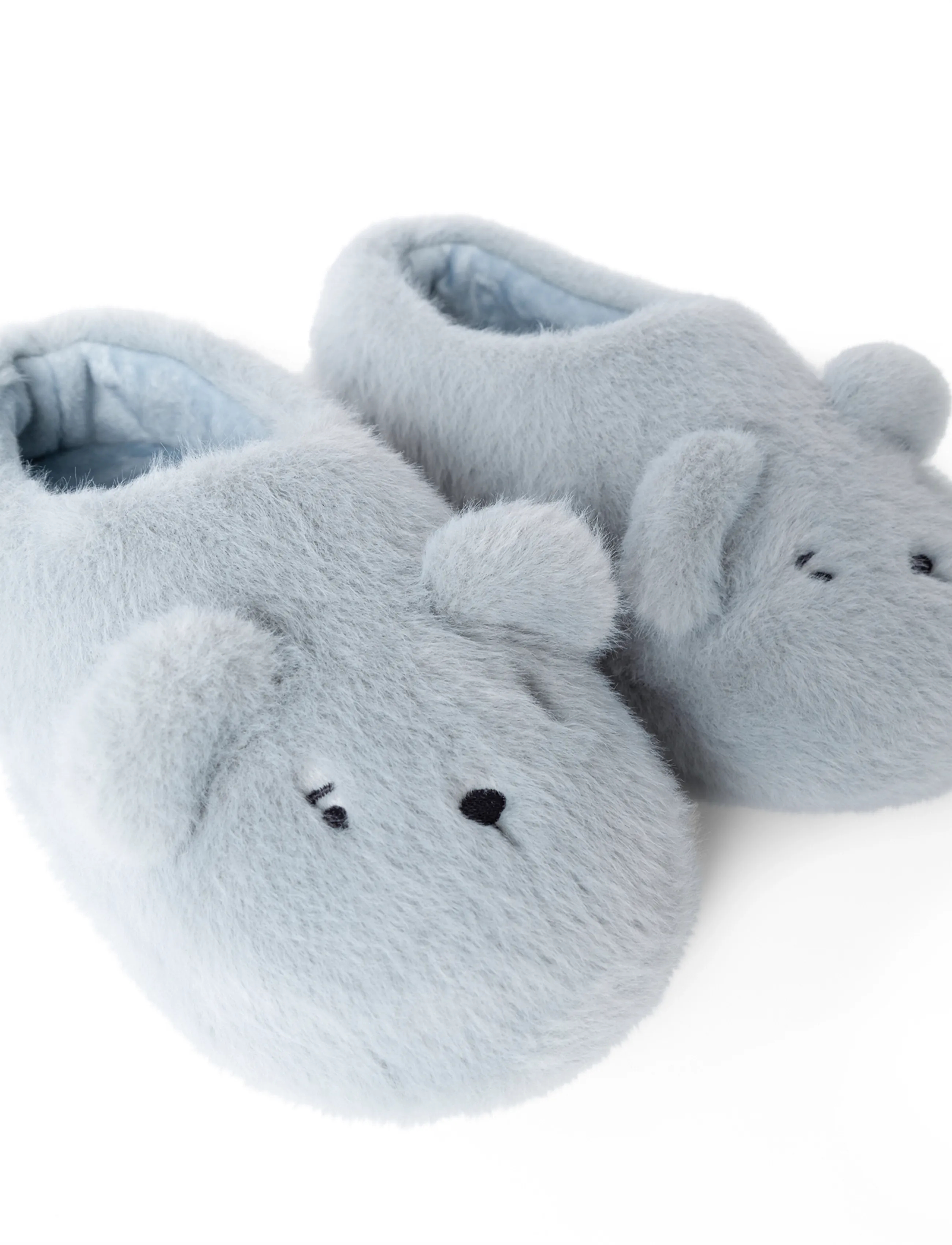 Liewood - Aviaja Bear Slippers - slippers - dove blue - 3