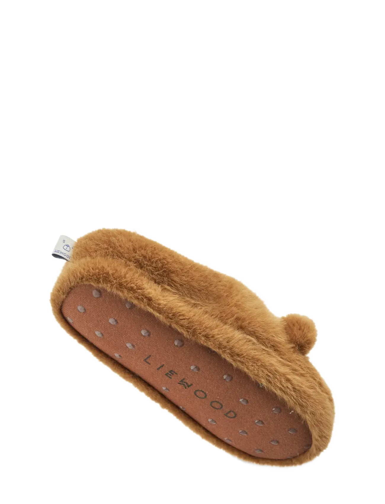 Liewood - Aviaja Bear Slippers - hausschuhe - golden caramel - 1