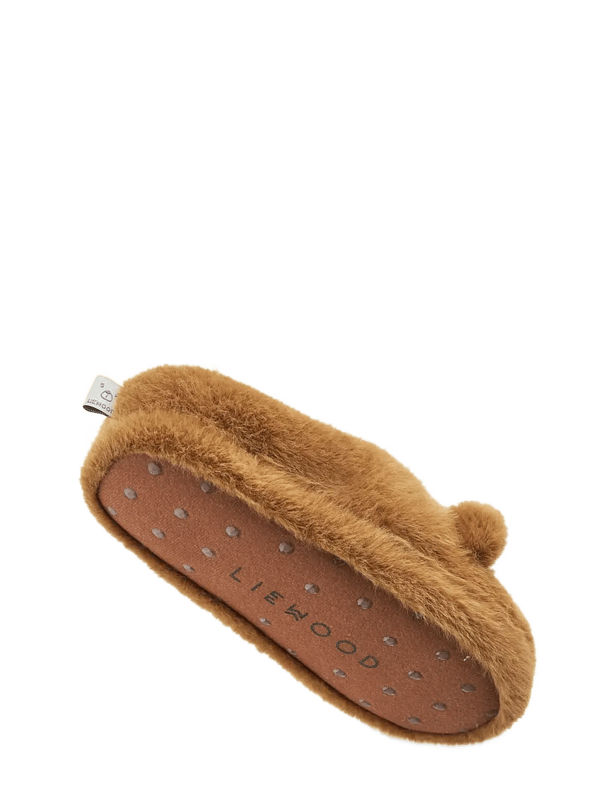 Liewood - Aviaja Bear Slippers - sussid - golden caramel - 1