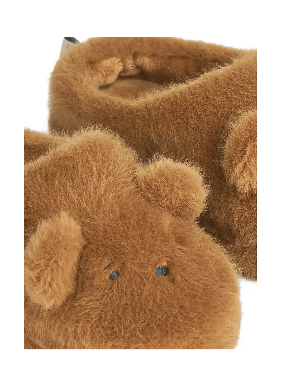 Liewood - Aviaja Bear Slippers - sussid - golden caramel - 3