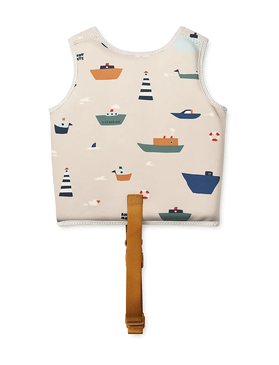 Liewood - Dove Swim Vest - schwimmzubehör - sailing / sandy - 2