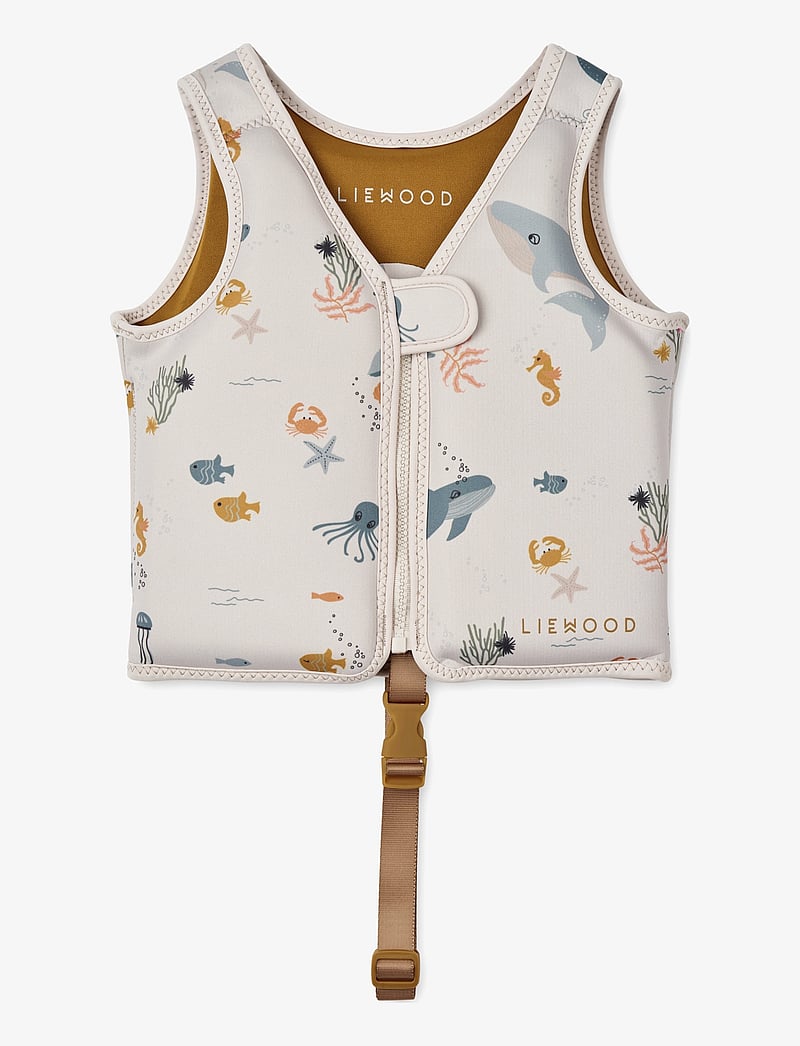 Liewood - Dove Swim Vest - svømmetilbehør - sea creature / sandy - 1