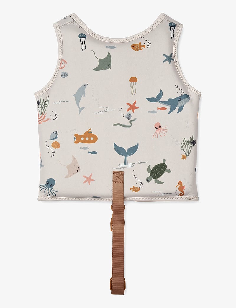 Liewood - Dove Swim Vest - svømmetilbehør - sea creature / sandy - 2