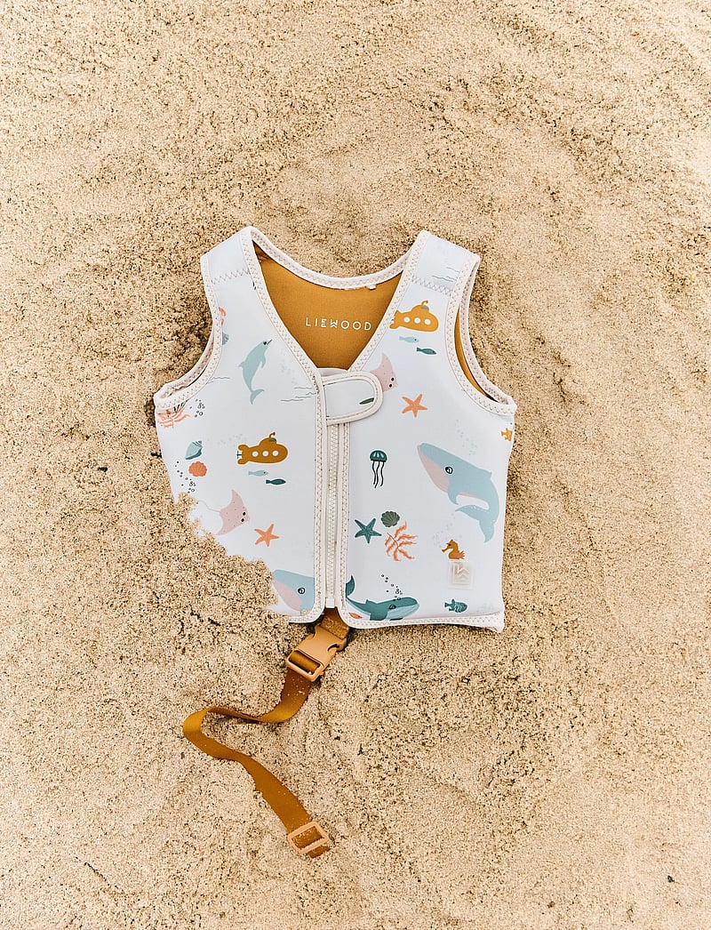 Liewood - Dove Swim Vest - svømmetilbehør - sea creature / sandy - 4
