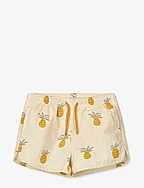 Aiden Printed Board Shorts - PINEAPPLES /  CLOUD CREAM