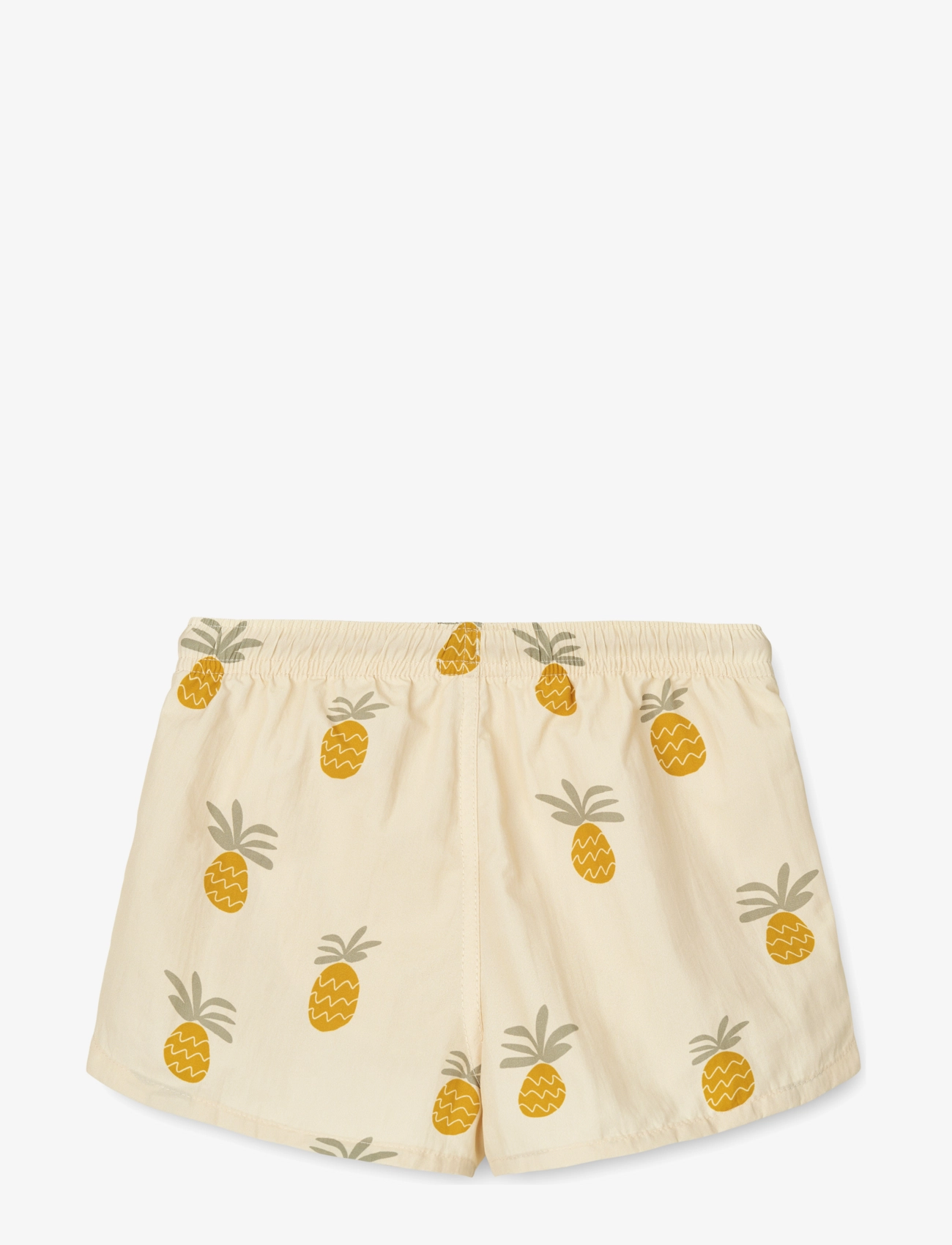 Liewood - Aiden Printed Board Shorts - pineapples /  cloud cream - 1