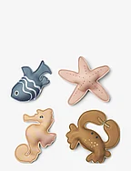 Dion sea creatures diving toys 4-pack - SEA CREATURE / SANDY