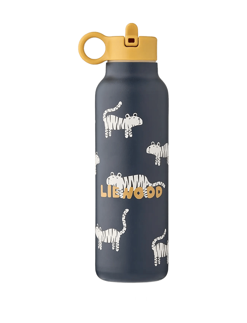Liewood - Falk Water Bottle 500 ml - veepudelid - tiger / classic navy - 0