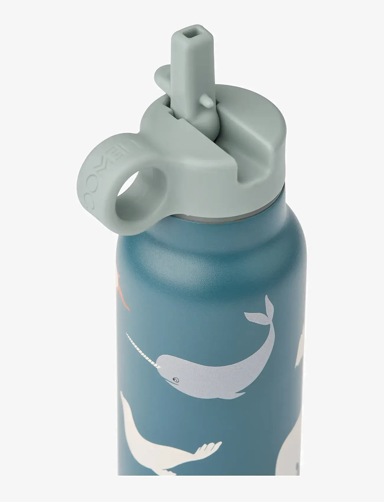 Liewood - Falk Water Bottle 350 ml - wasserflaschen - arctic sea /  ocean view - 1