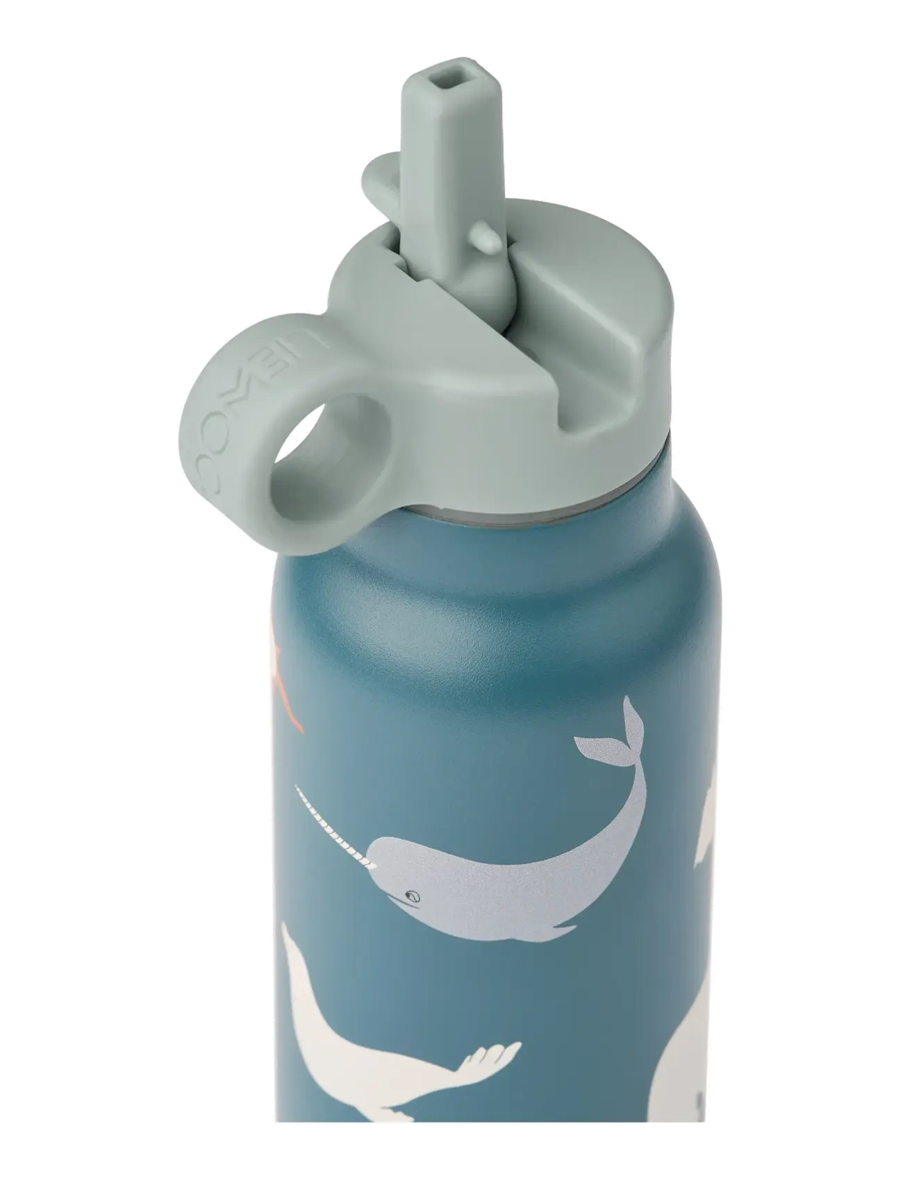 Liewood - Falk Water Bottle 350 ml - wasserflaschen - arctic sea /  ocean view - 1