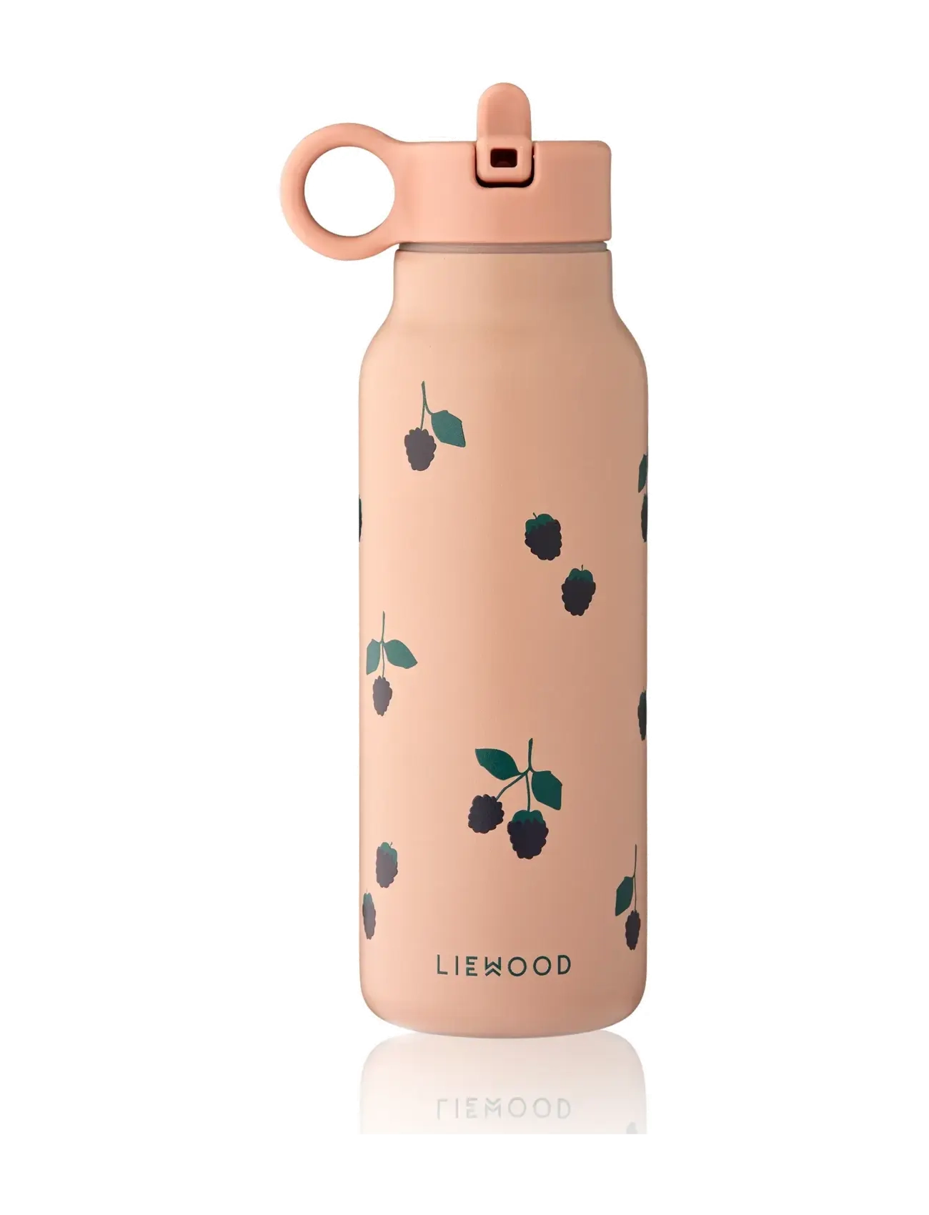 Liewood Falk Water Bottle 350 Ml, Meal Time, Pink, Str: ONE SIZE