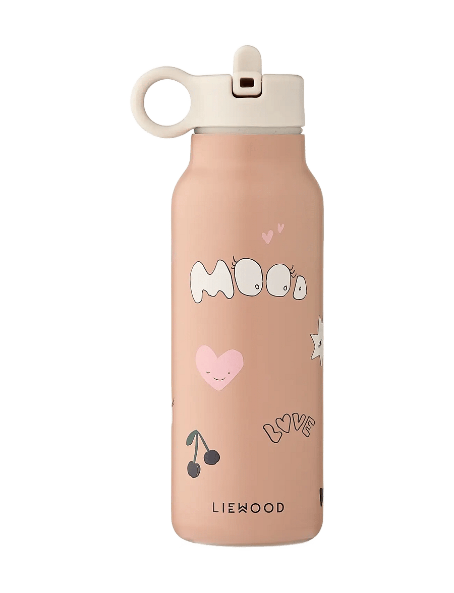 Liewood - Falk Water Bottle 350 ml - wasserflaschen - mood / pale tuscany - 1