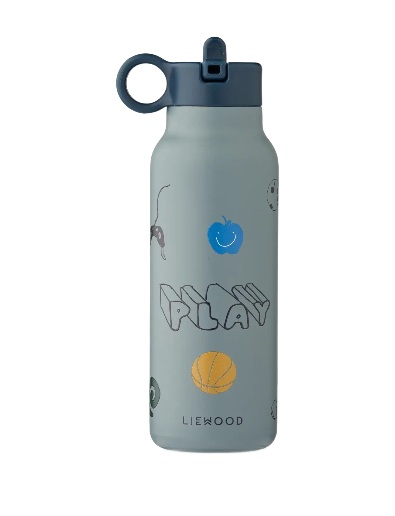 Liewood Falk Water Bottle 350 ml, 350 ml, Blue, Hjem > Måltidstid, Børn