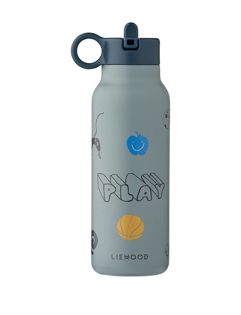 Liewood - Falk Water Bottle 350 ml - wasserflaschen - play / dusty peppermint - 0