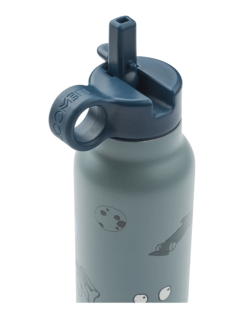Liewood - Falk Water Bottle 350 ml - wasserflaschen - play / dusty peppermint - 1