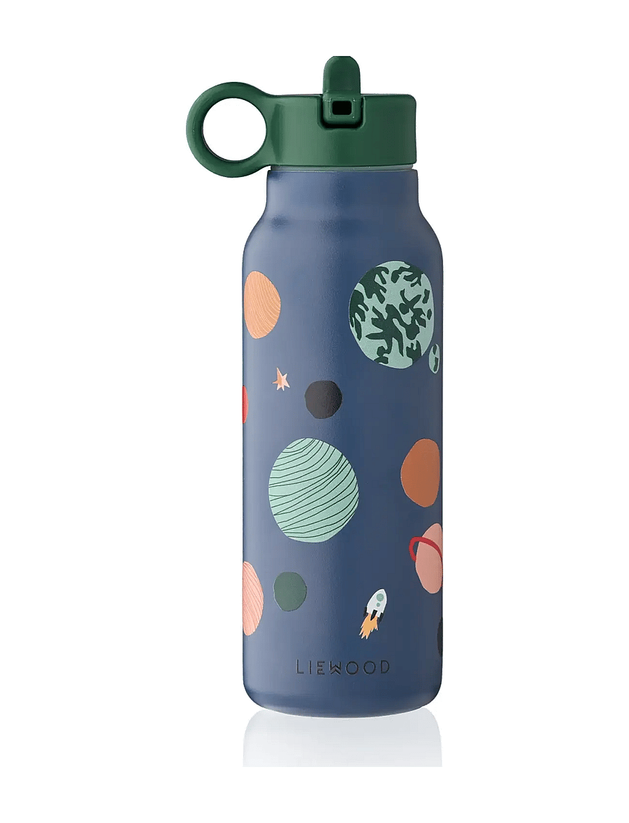 Liewood - Falk Water Bottle 350 ml - water bottles - universe / classic navy - 0