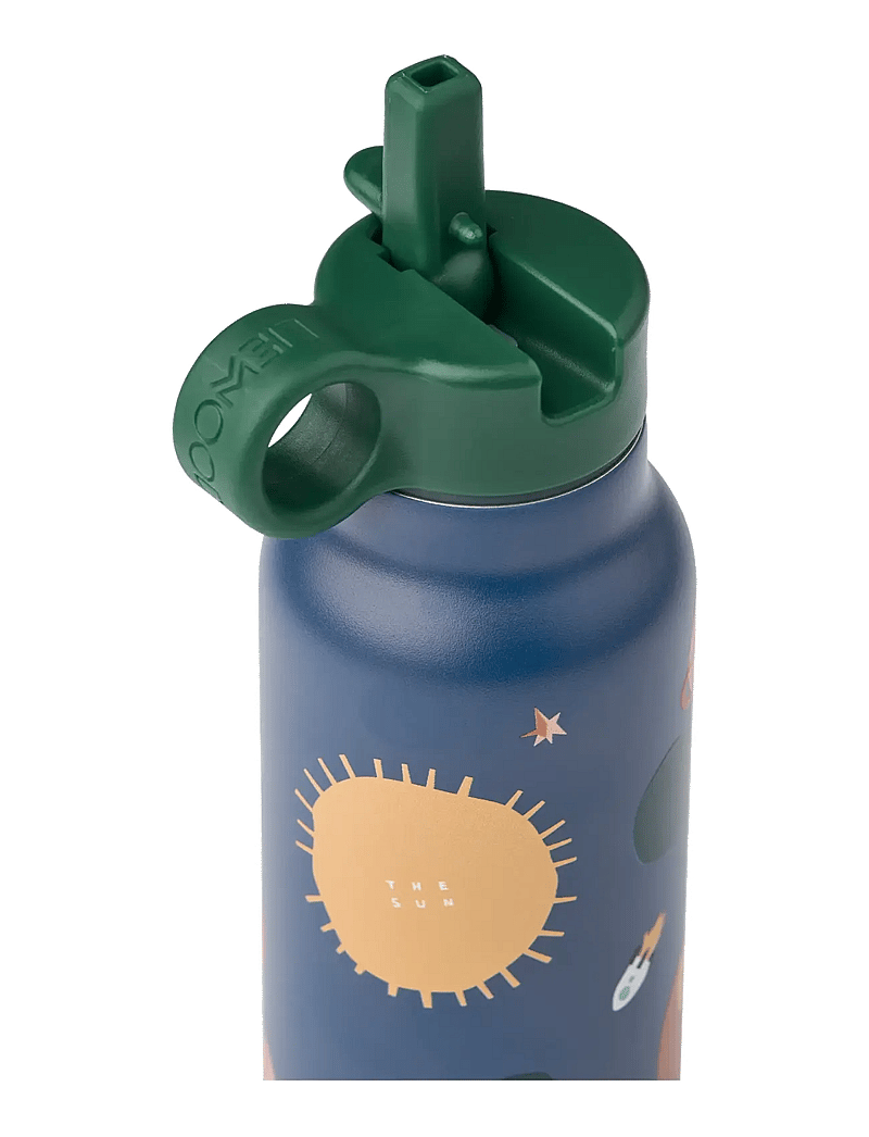 Liewood - Falk Water Bottle 350 ml - vattenflaskor - universe / classic navy - 1