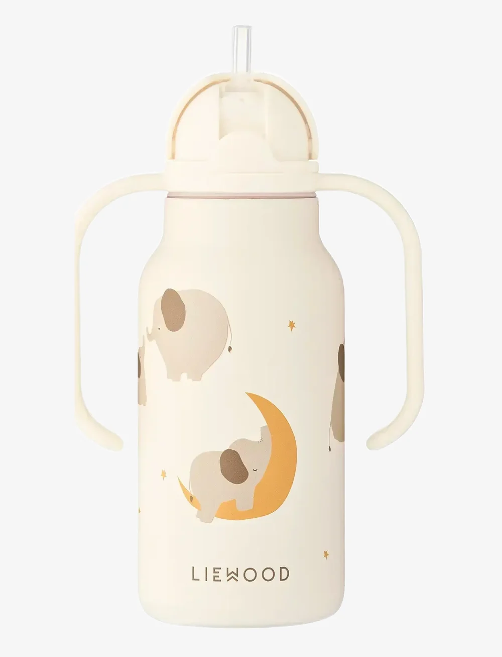Liewood - Kimmie Water Bottle 250 ml - wasserflaschen - elephant / creme de la creme - 2