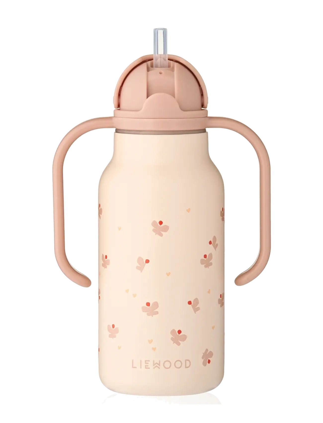 Liewood - Kimmie Water Bottle 250 ml - water bottles - mini butterfly / apple blossom - 2